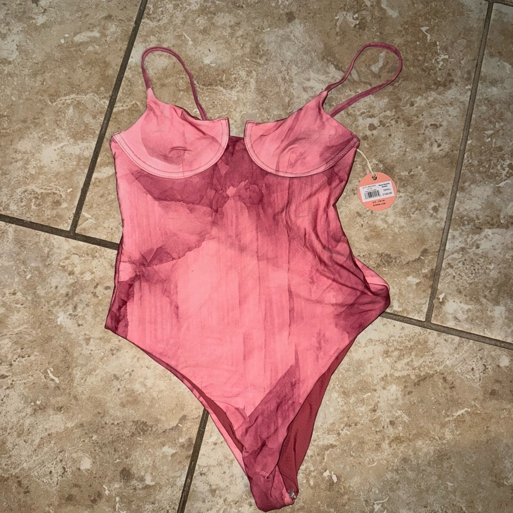 Pink One Piece Swimsuit